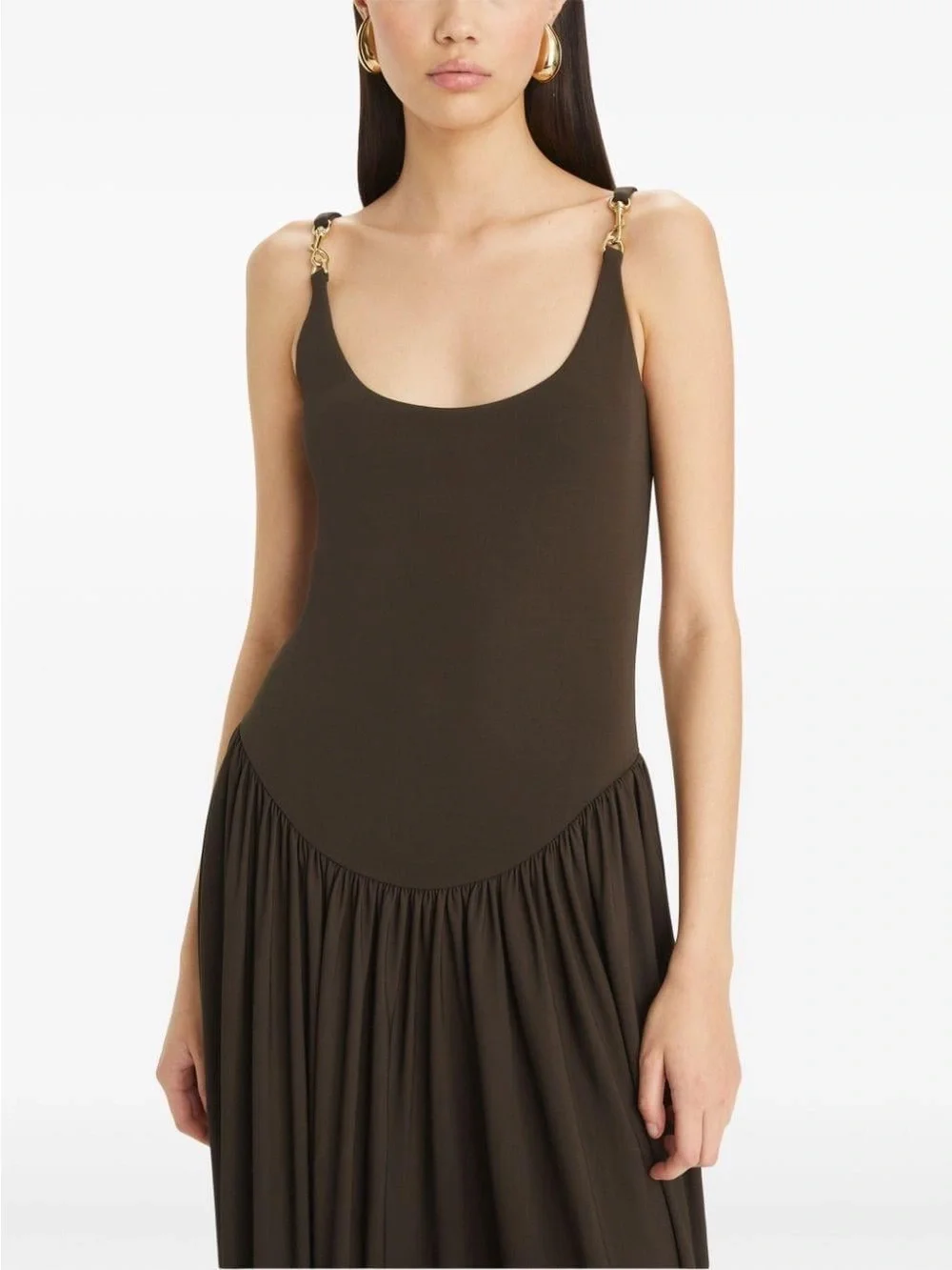 New Tory Burch Jersey Clip Tank Dress